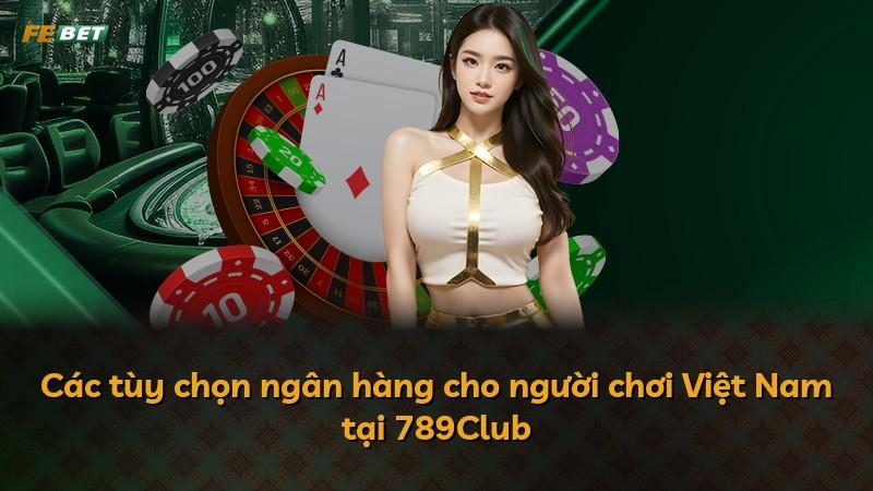 Các tùy chọn ngân hàng cho người chơi Việt Nam tại 789Club